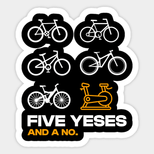 All Bicycle Types Sticker